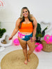 The Olivia Swim Top in Orange