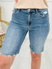 Judy Blue Bermuda Bliss Vintage Washed Bermuda Shorts