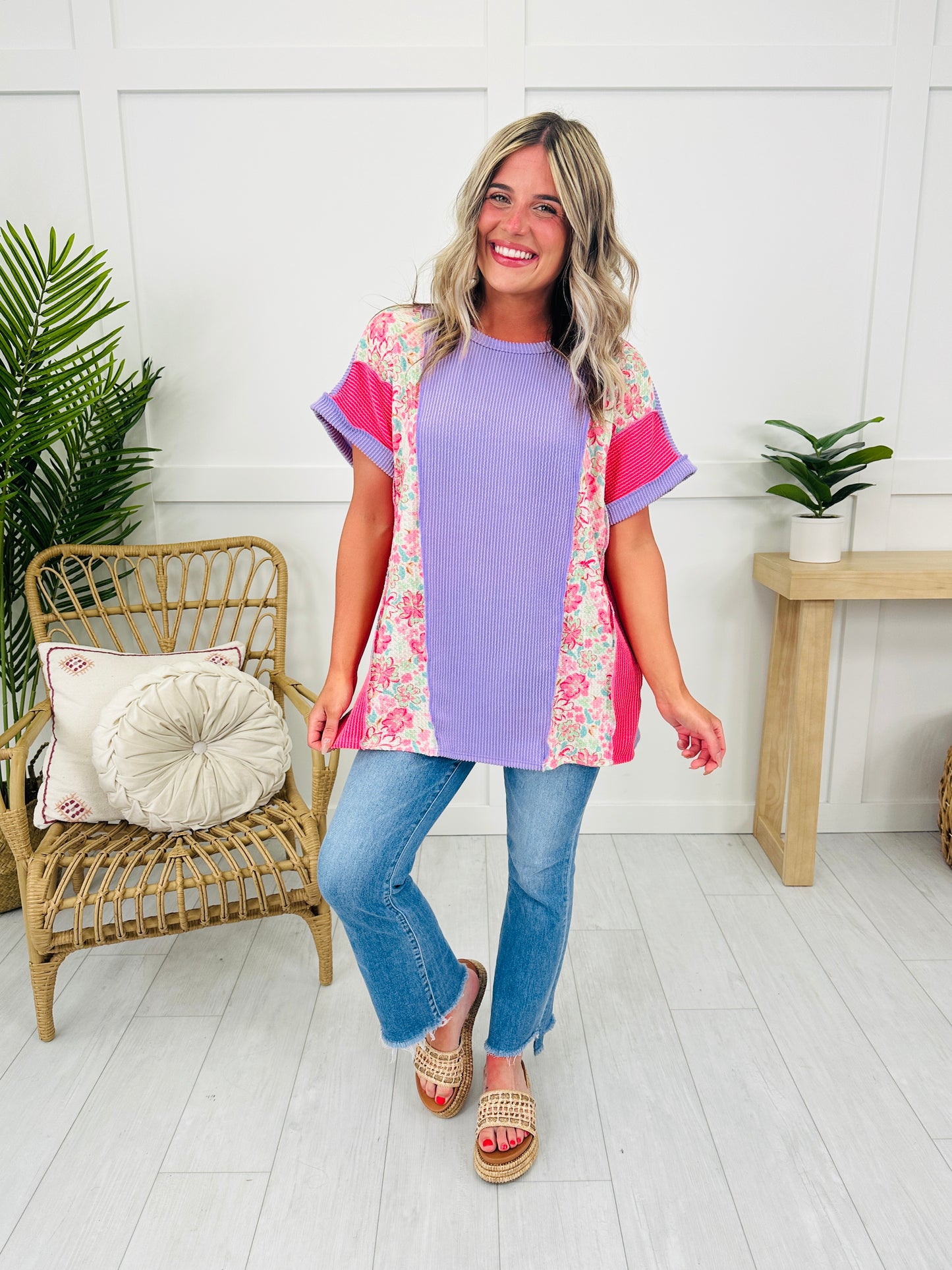 Buy Myself Flowers Top- Multiple Colors!