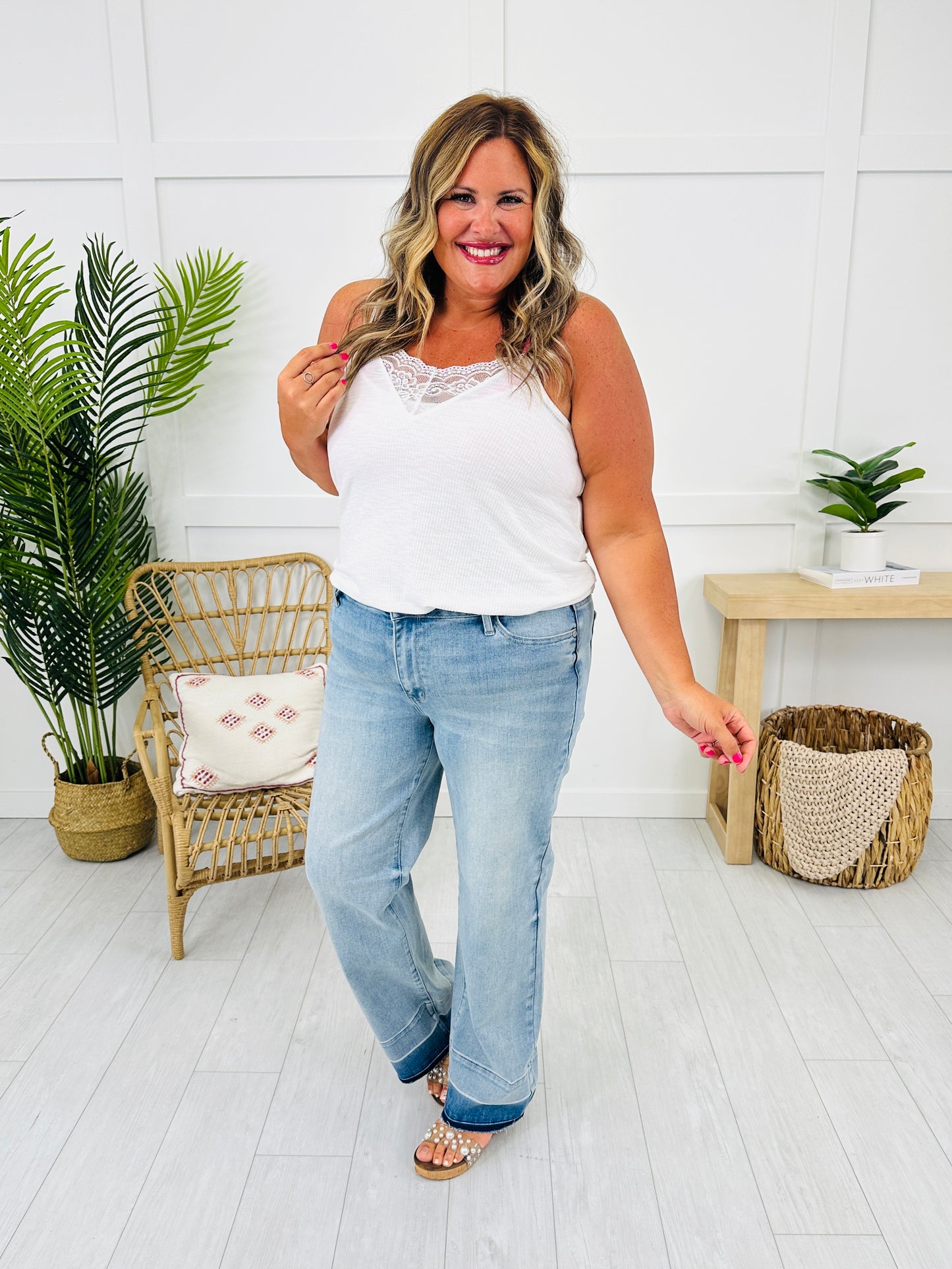 Judy Blue Release Your Inhibitions Wide Leg Jeans