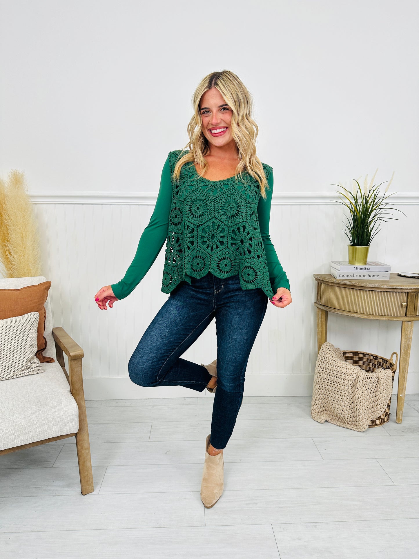 Crochet All Day Top-- Multiple Colors!