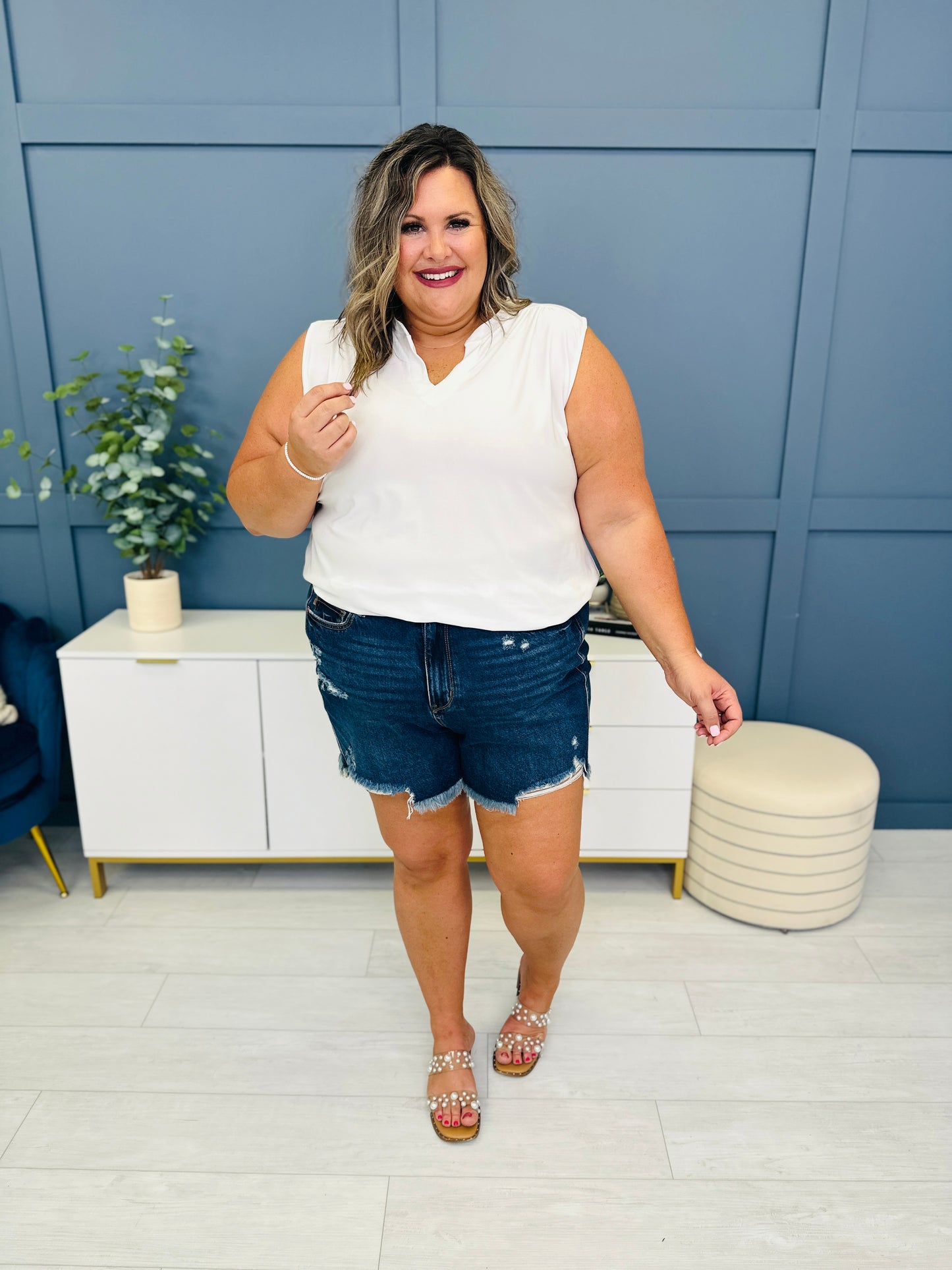 Judy Blue REG/CURVY Magical Summer Half Rigid Shorts