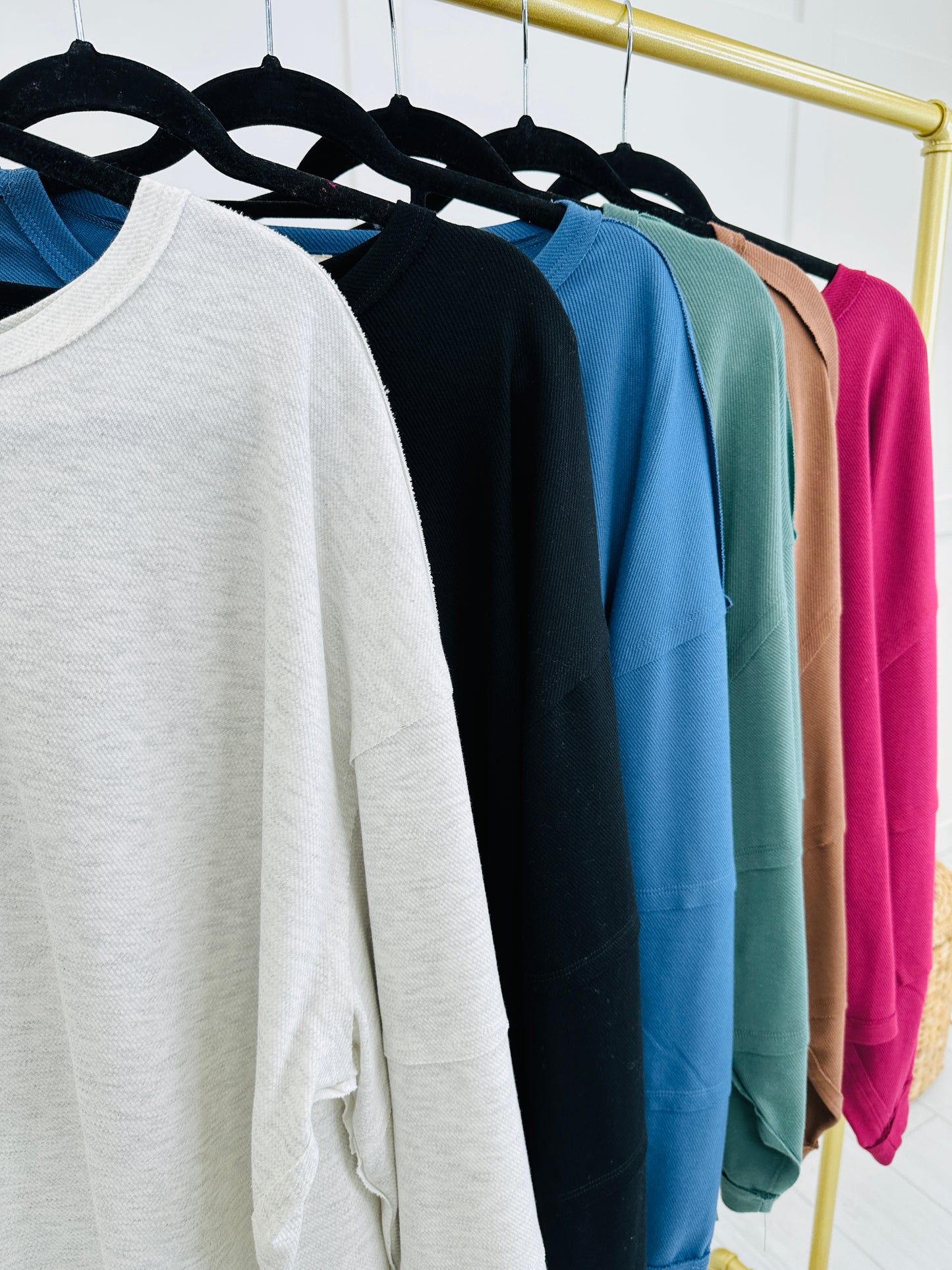 The Daily Luxe Top In Multiple Colors