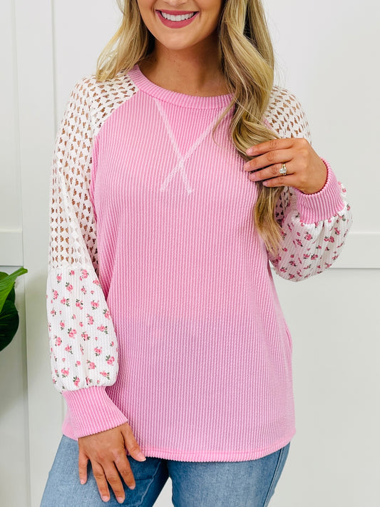 Rosy Rhythm Sweater