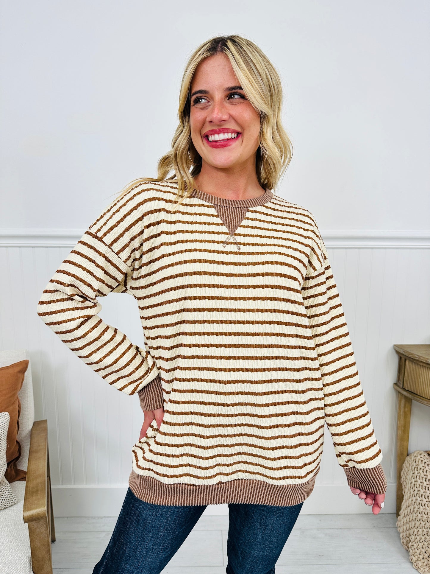 Sincerely Striped Top- Multiple Colors!