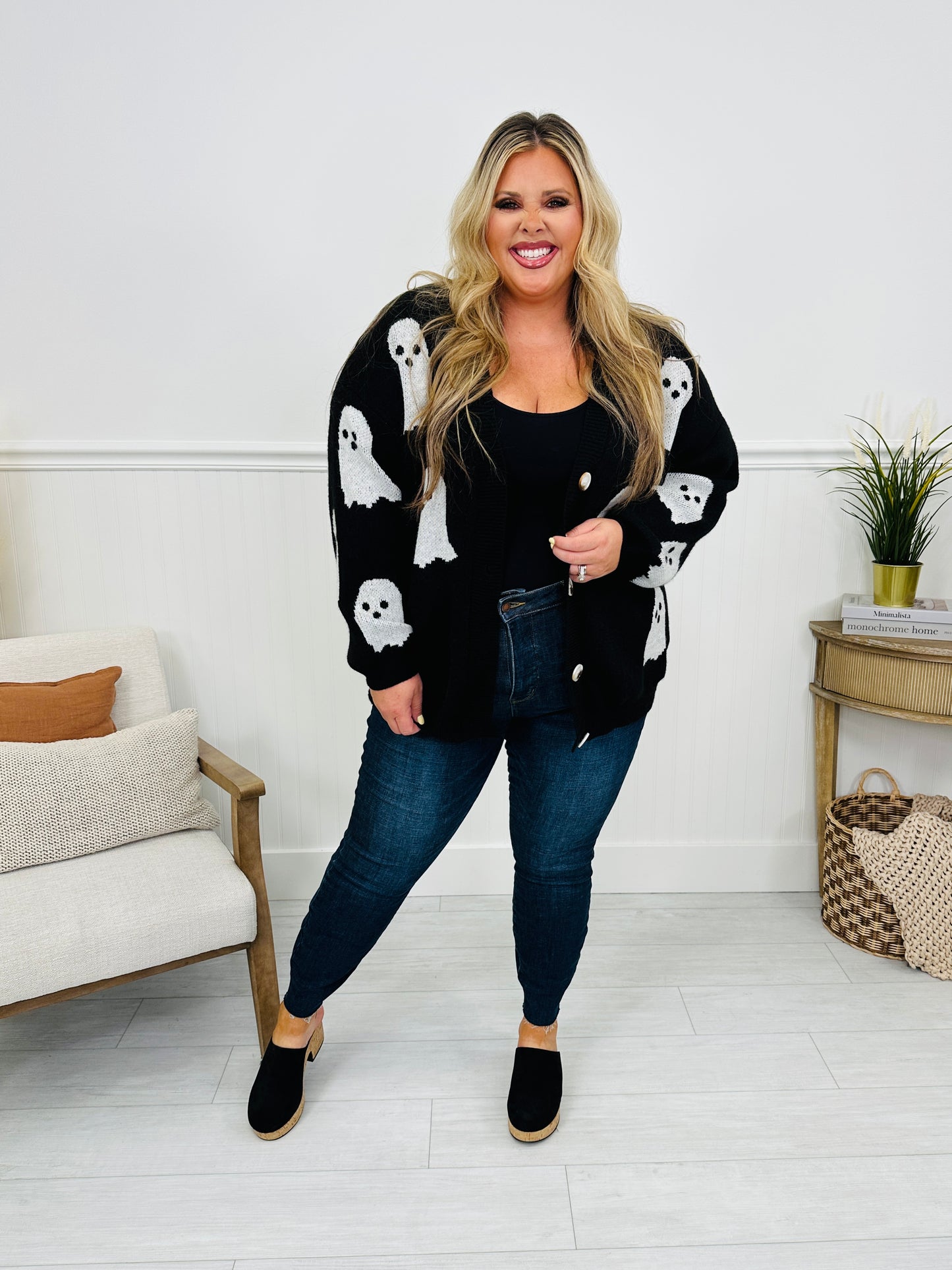 Ghostly Greetings Cardigan
