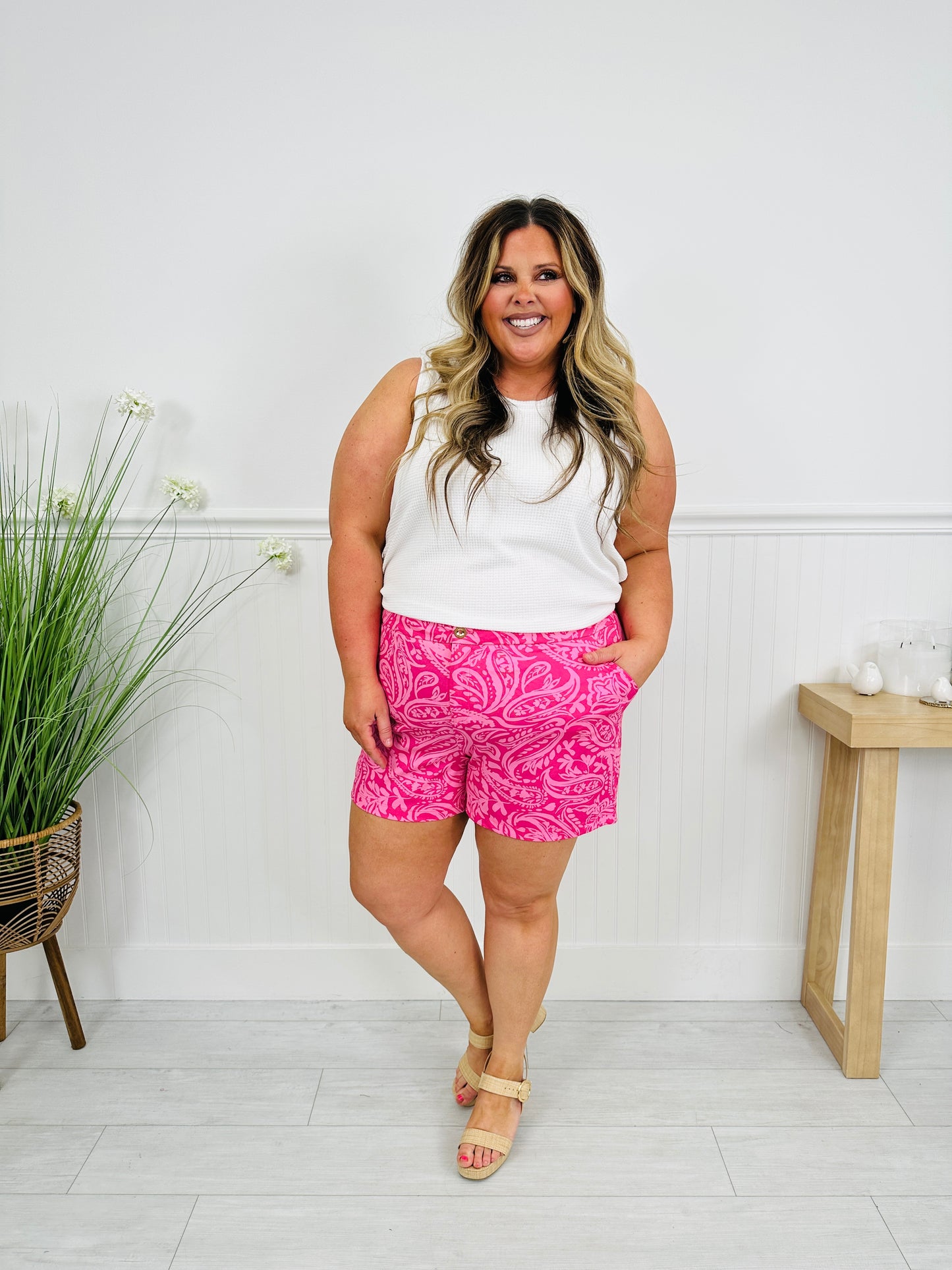 Sweet Summertime Shorts in Savannah Print