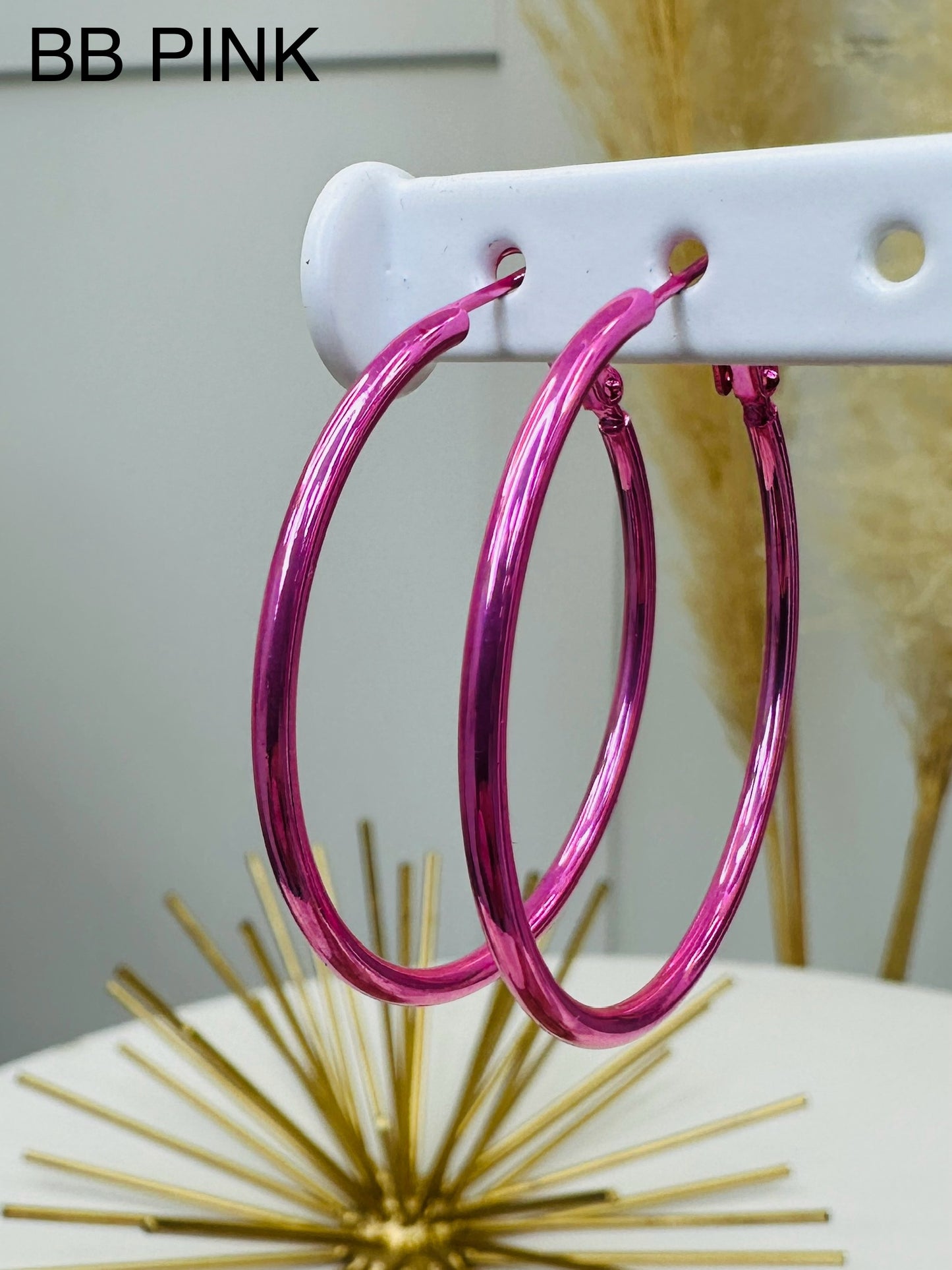 Melt My Heart Metallic Hoops- Multiple Colors!