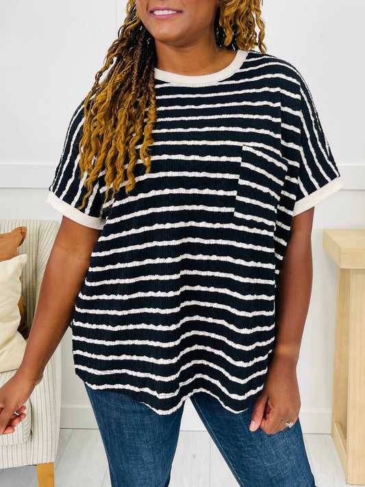 The Fine Line Top in Black