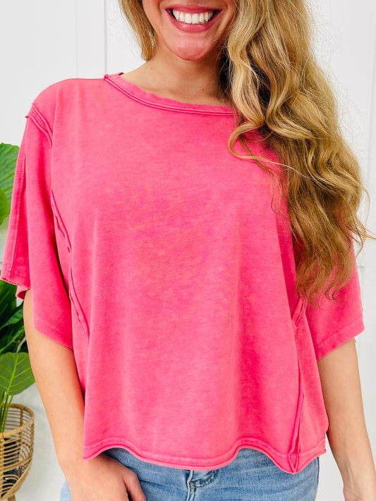 Laid Back Moment Top In Multiple Colors
