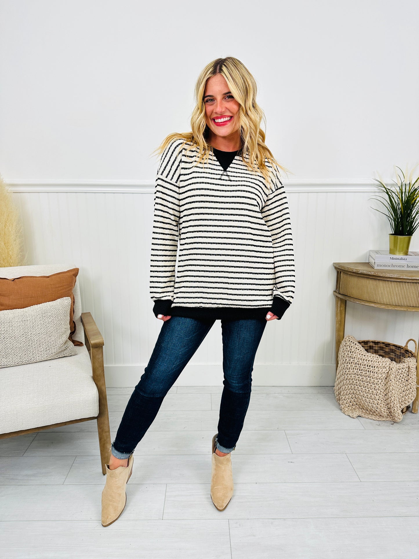 Sincerely Striped Top- Multiple Colors!