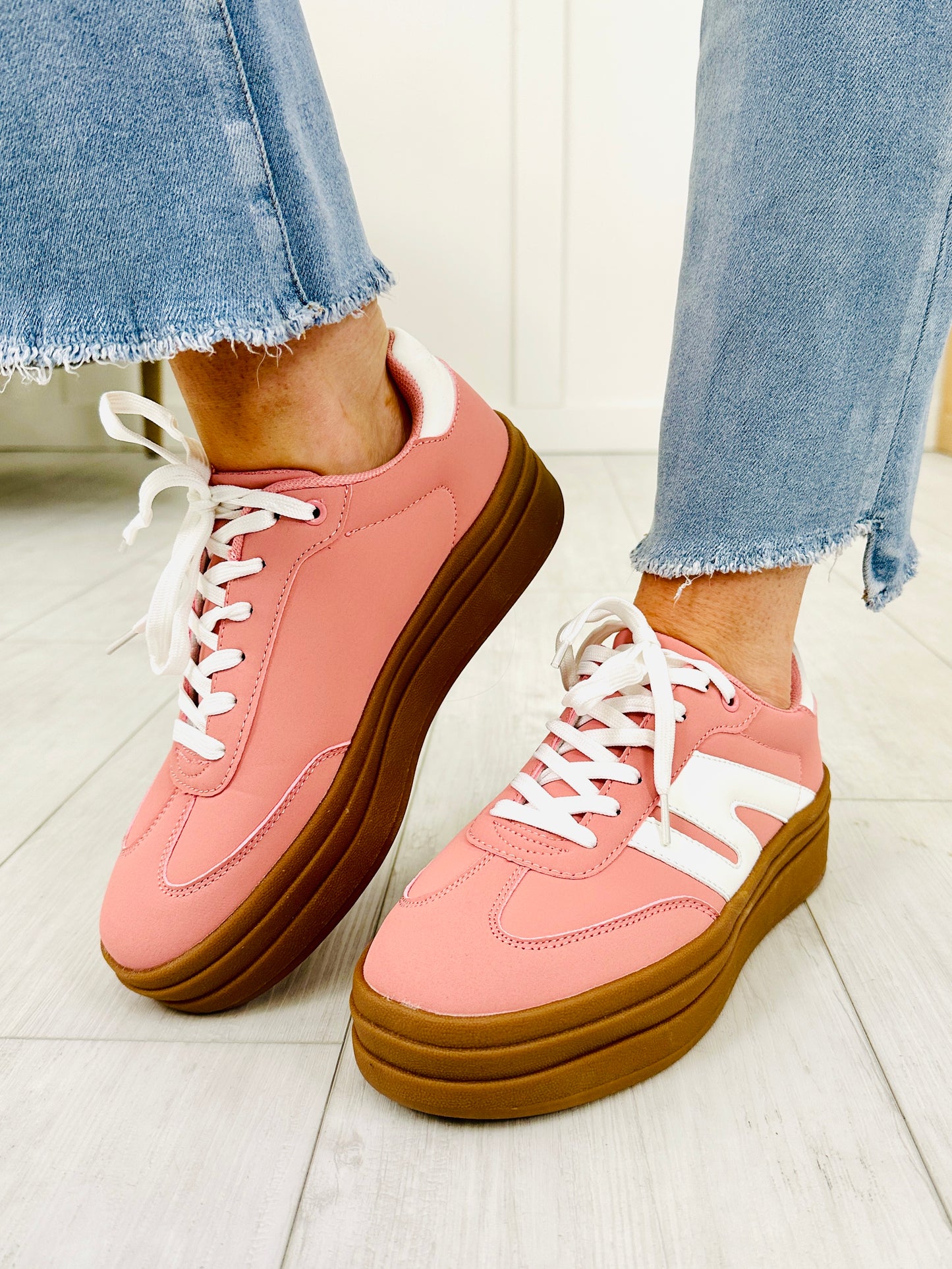 Sugar Stride Sneakers in Blush