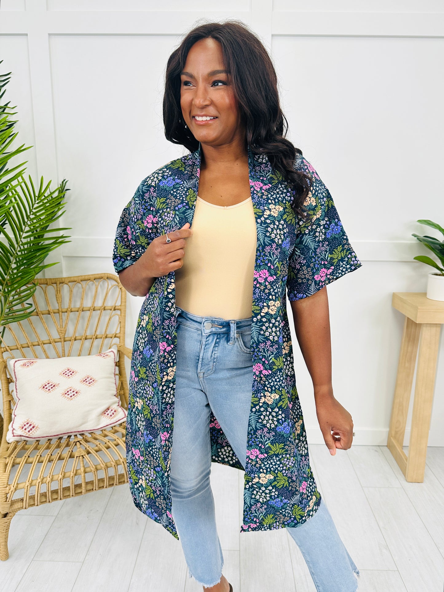Floral Finesse Kimono