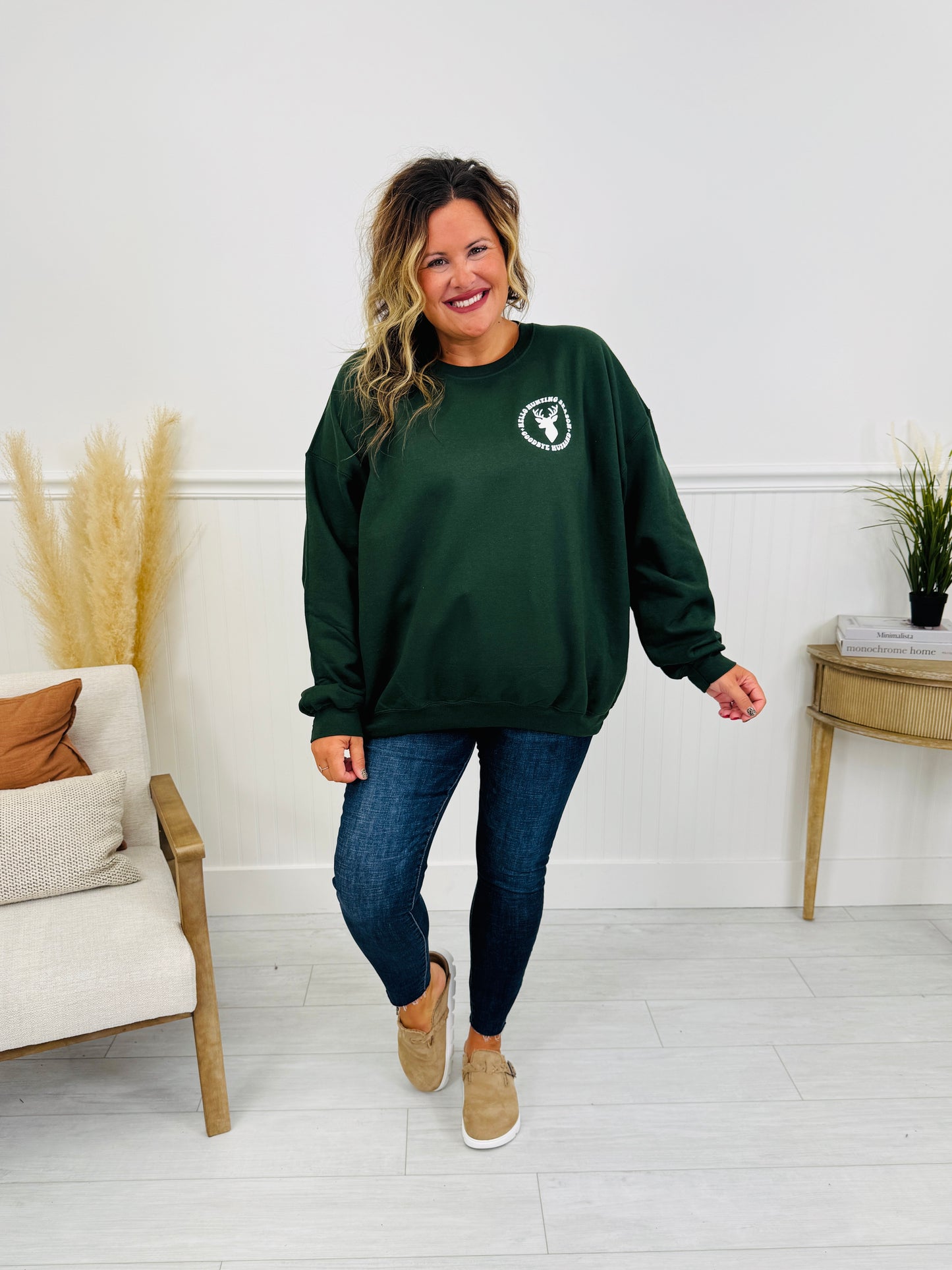 Hello Hunting Season Crewneck Sweatshirt