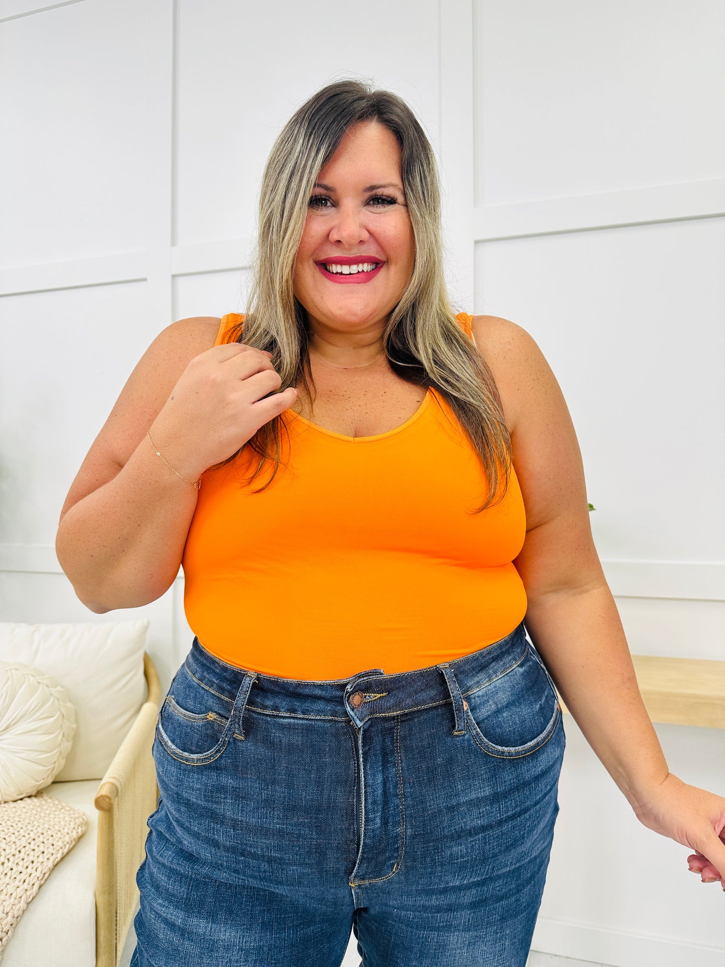 Cropped Reversible Shapewear Tank- Multiple Colors!