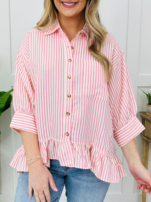 Easy Breeze Stripes Top in Multiple Colors