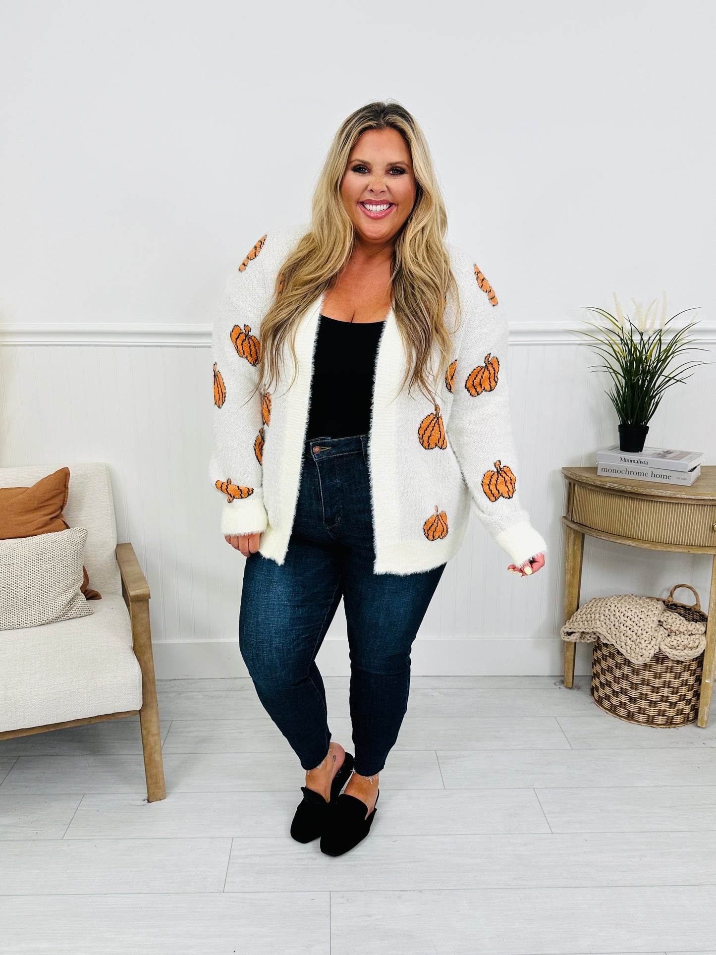 Falling For Pumpkins Cardigan