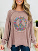 Peaceful Petals Pullover- Multiple Colors!