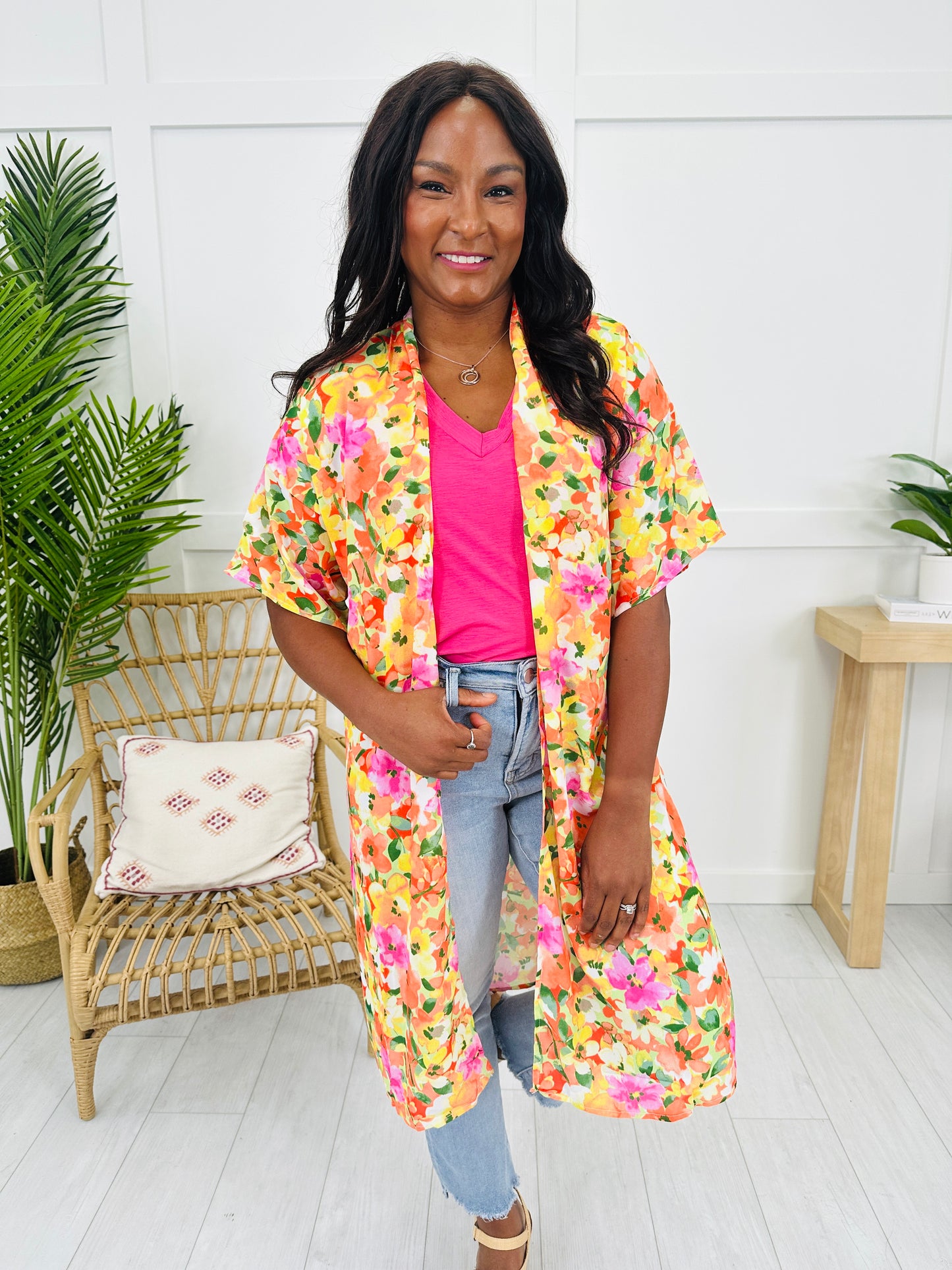 Citrus Sunset Kimono