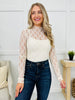 Sheer Fascination Top in Champagne