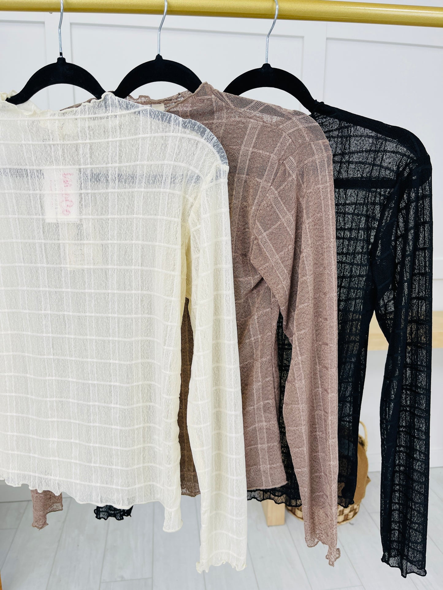 Plaid Your Way Top- Multiple Colors!