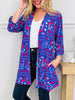 Layered in Spring Cardigan in Palm Tree Print