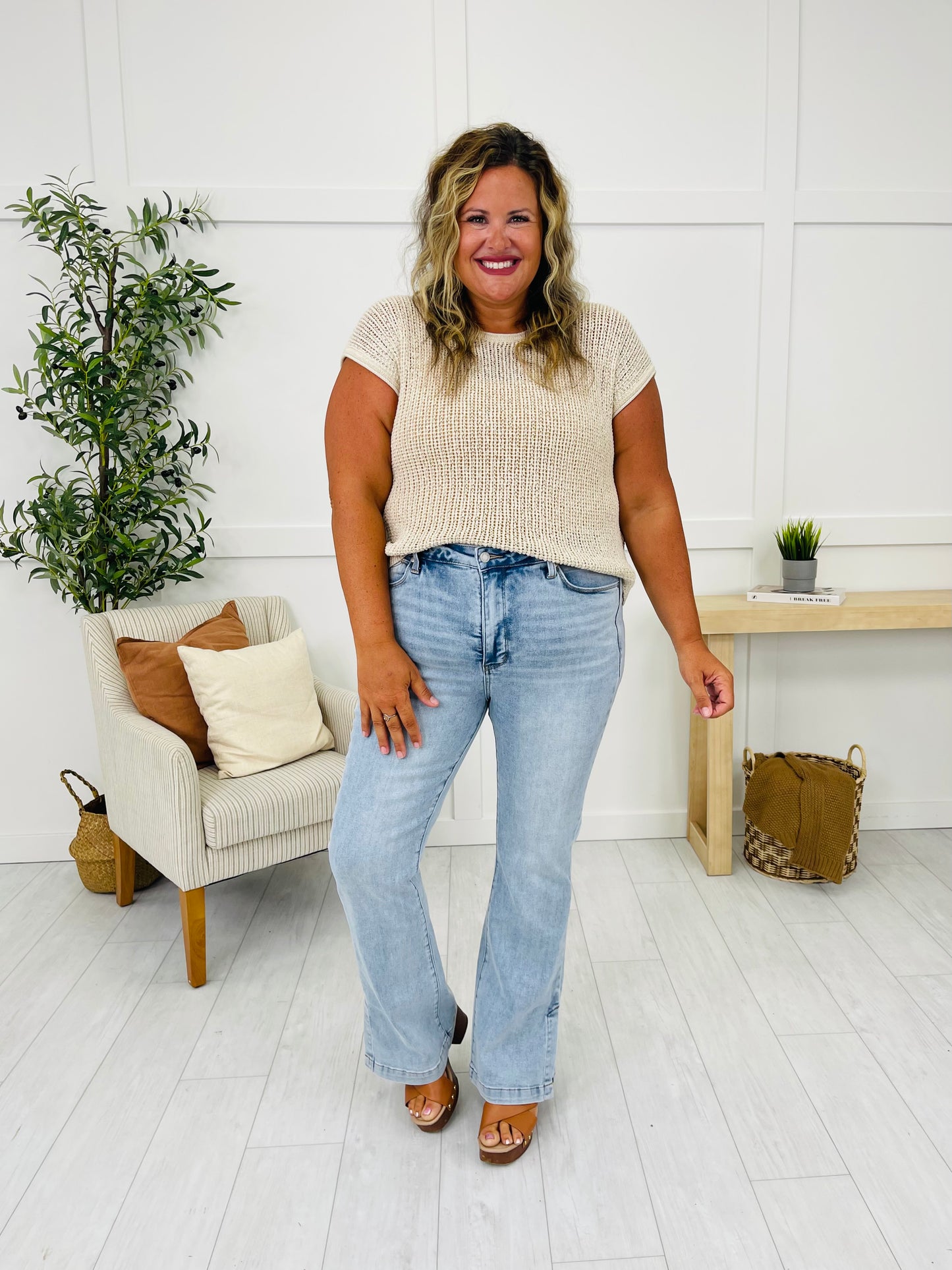 Judy Blue The Sweet Side Tummy Control Bootcut Jeans
