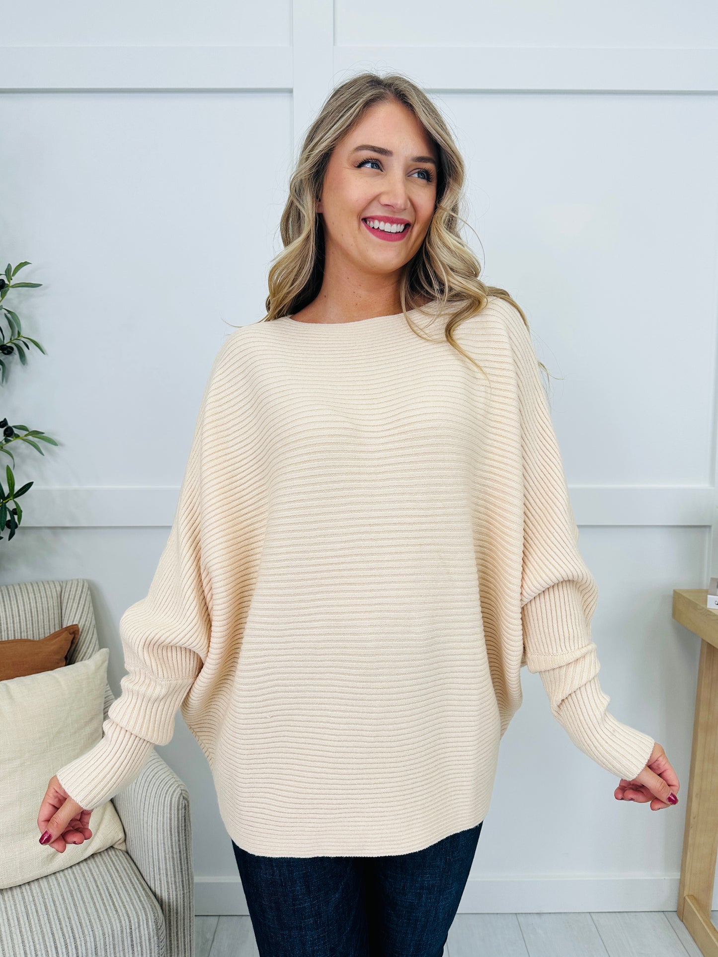 One Side Story Sweater- Multiple Colors!