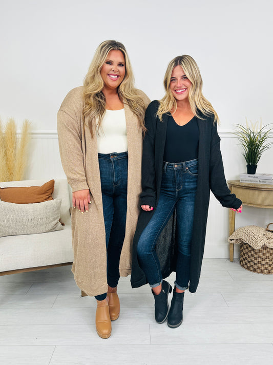 Layered Living Duster Cardigan- Multiple Colors!