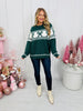 Decked And Delighted Sweater in Green