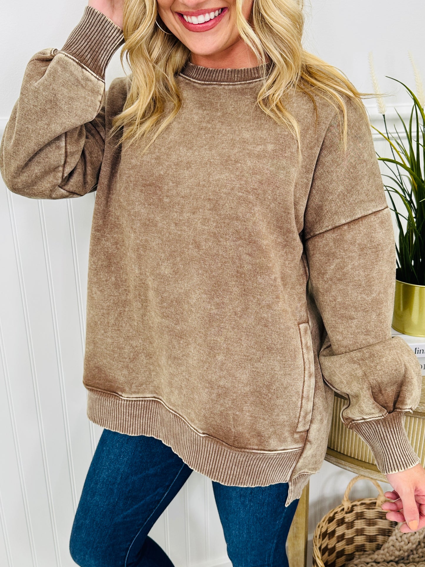 Falling Into Place Pullover- Multiple Colors!
