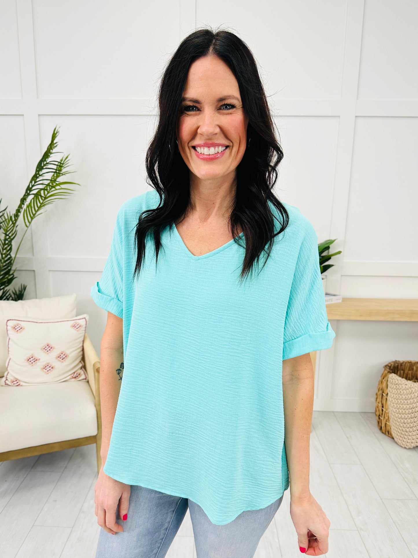 Carefree Vibes Top- Multiple Colors!