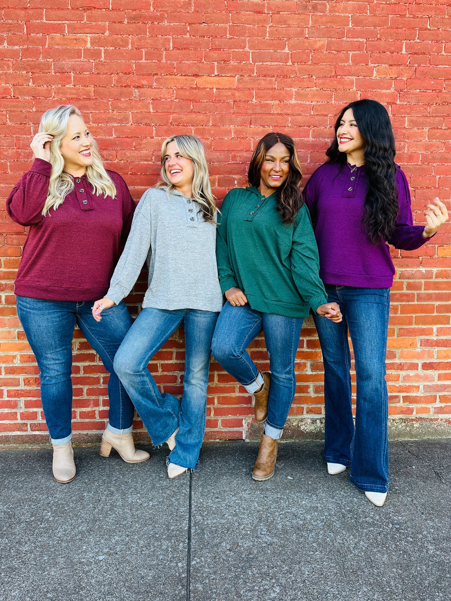 Fall Harvest Hoodie Top--Multiple Colors!