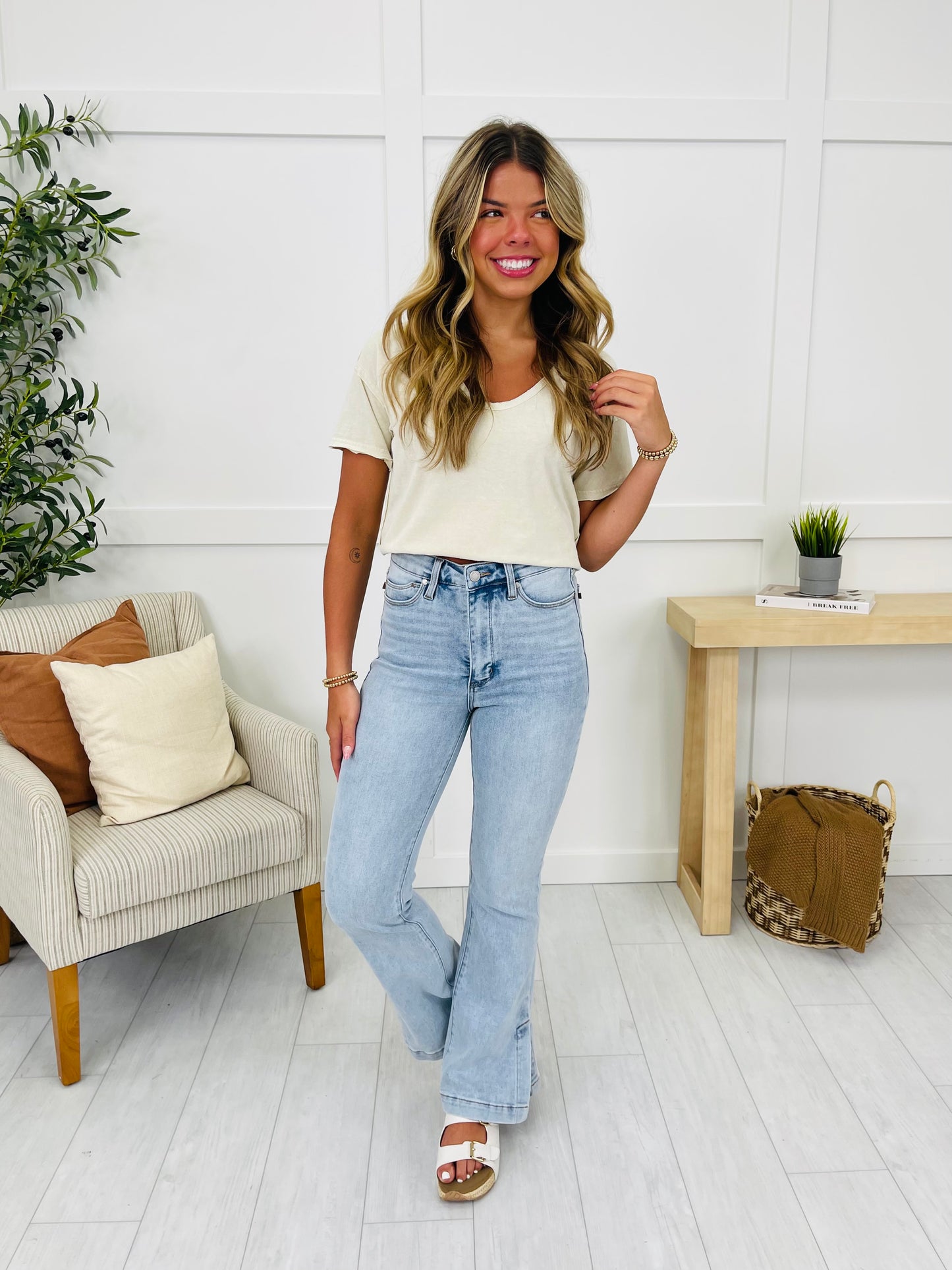 Judy Blue The Sweet Side Tummy Control Bootcut Jeans