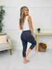 Vital Motion Capri Leggings in Charcoal