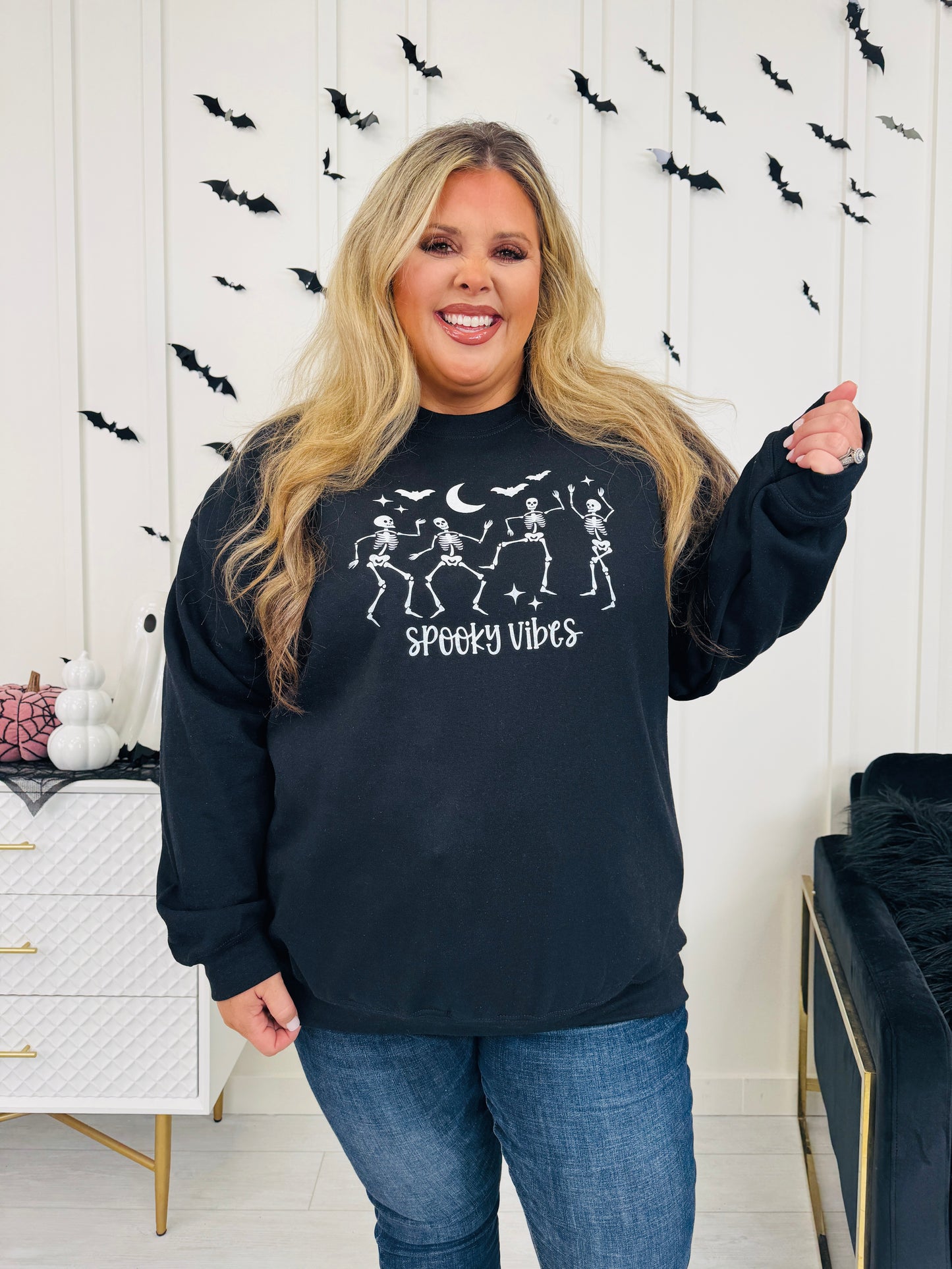Spooky Vibes Crewneck Sweatshirt