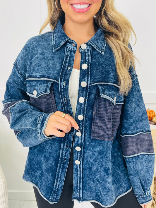 Indigo Layers Shacket