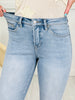One Step Ahead Tummy Control Cropped Step Hem Jeans
