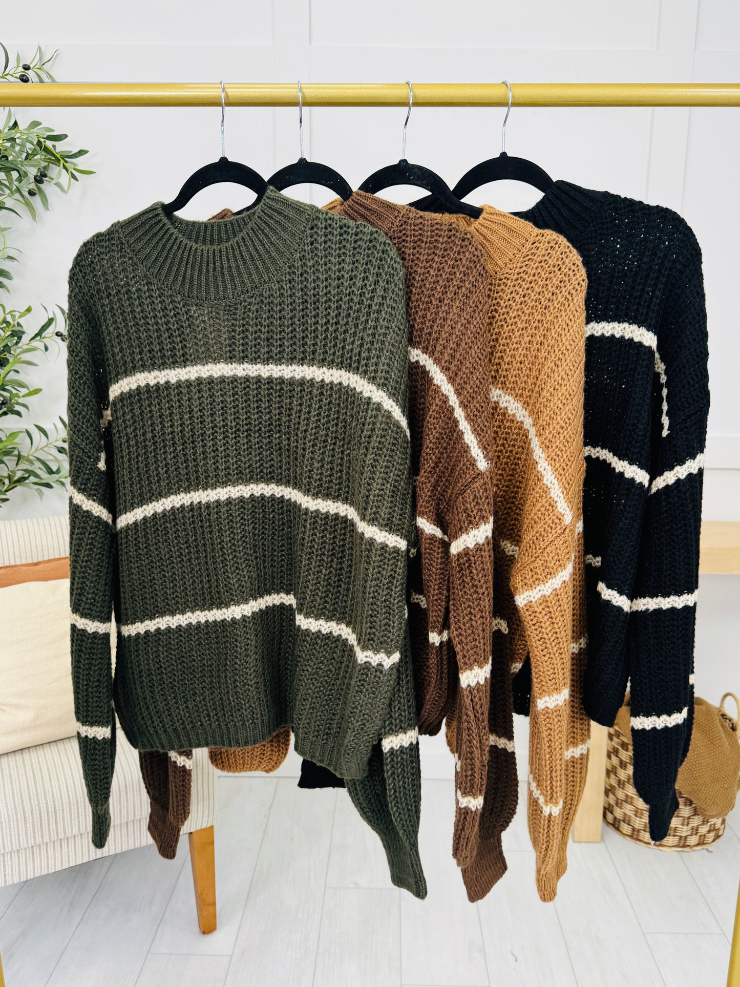 DOORBUSTER! Turn The Tempo Sweater- Multiple Colors!
