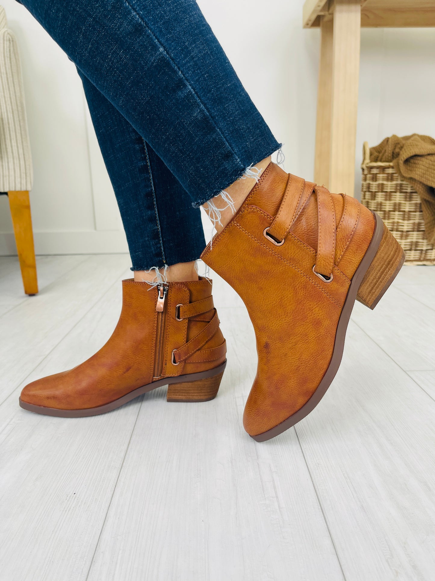 Bound To You Booties in Tan