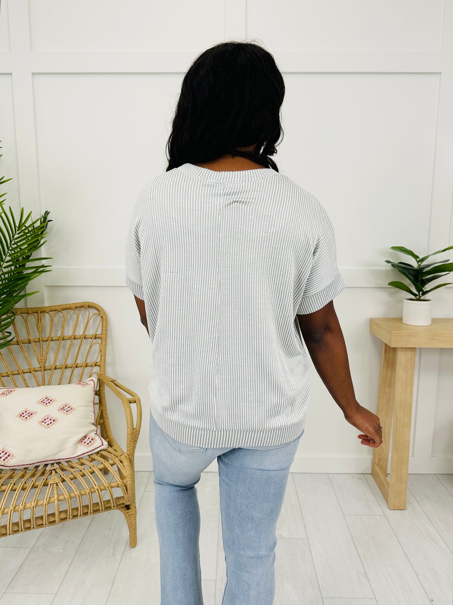 DOORBUSTER! Stripe Things First Top- Multiple Colors!