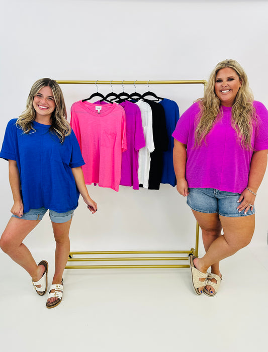 Beautifully Bold Top- Multiple Colors!