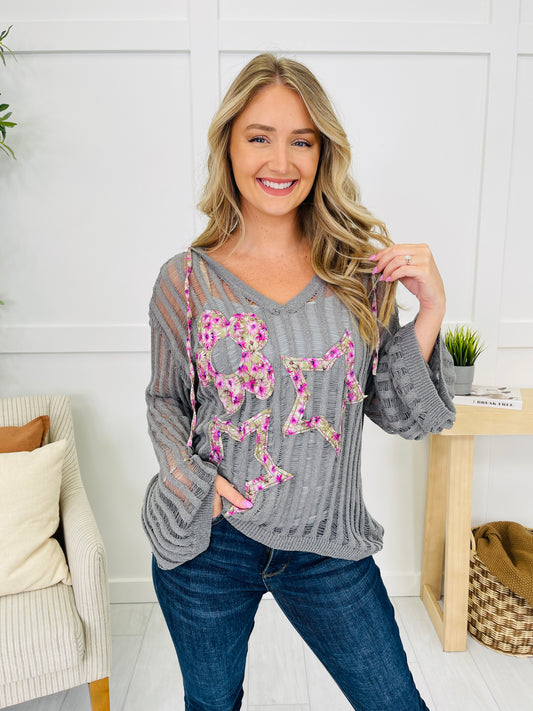 Starlet Mode Hoodie in Charcoal