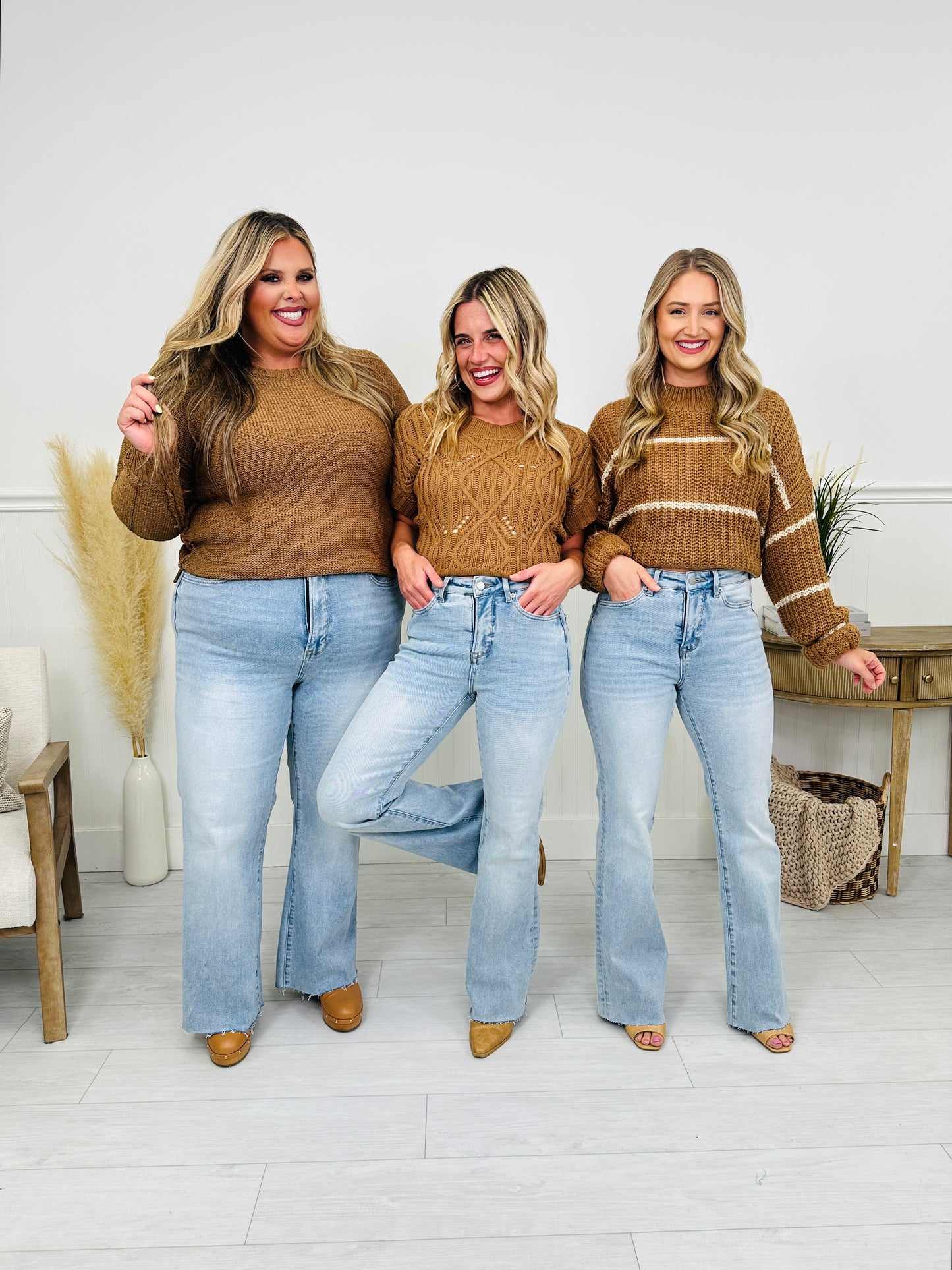 Made You Look Tummy Control Flare Vintage Wash Jeans