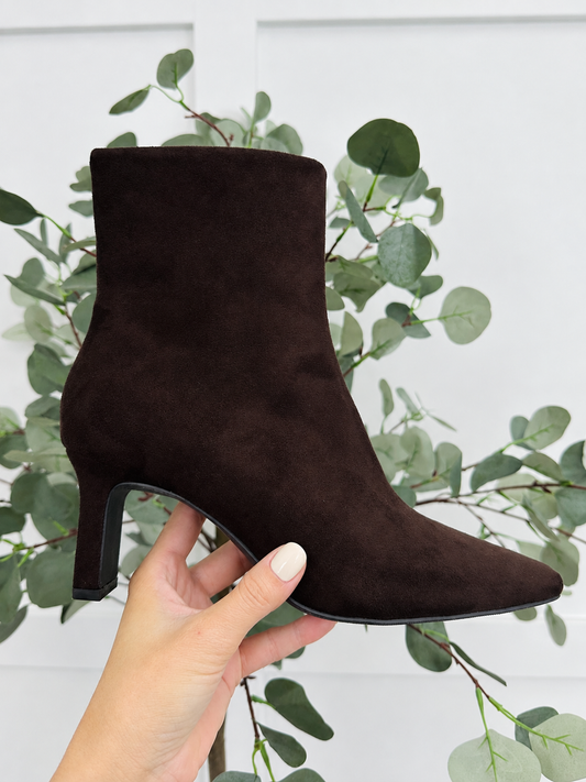 Made You Look Bootie In Brown