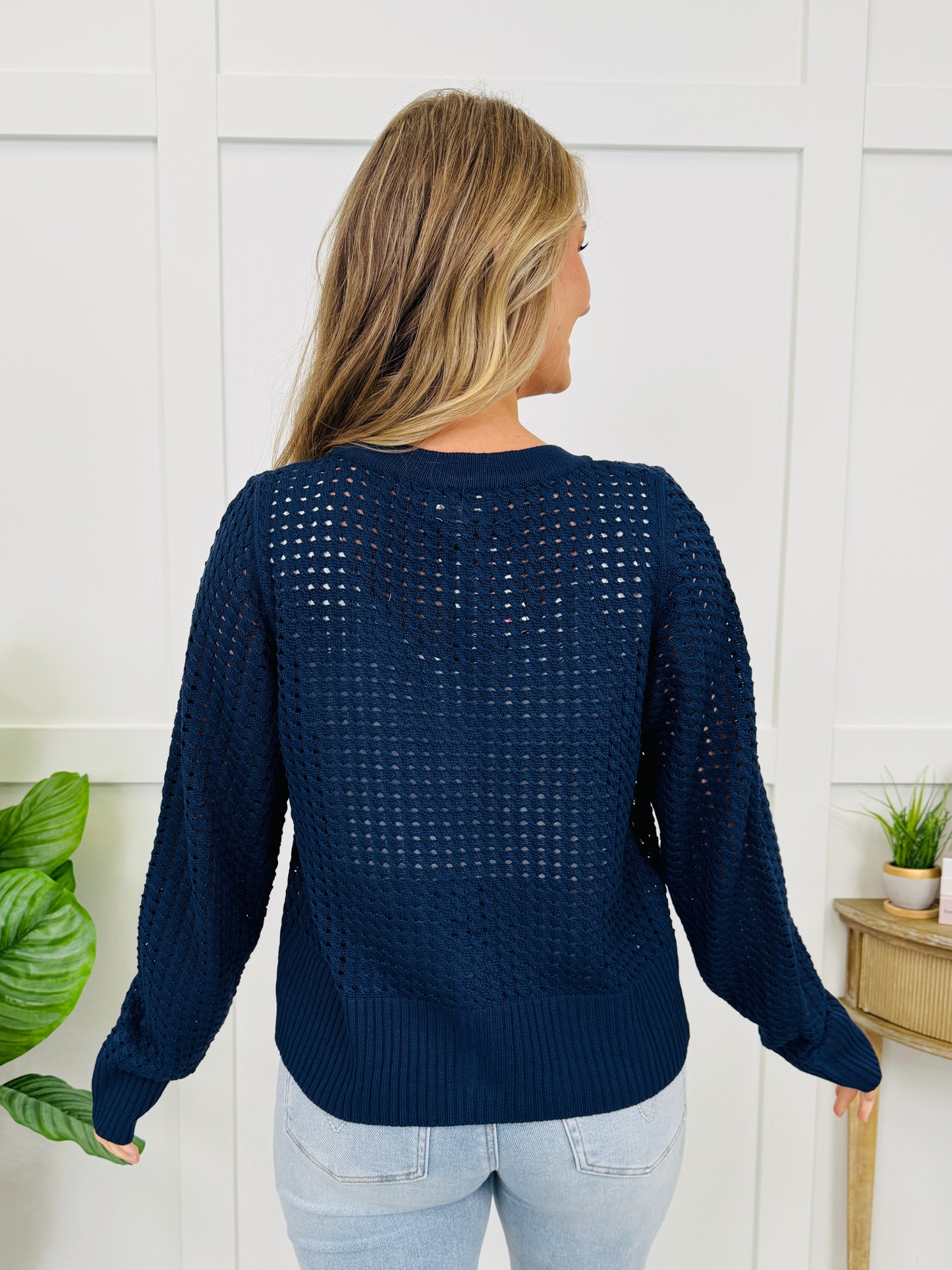 Lost in the Feeling Cardigan In Navy