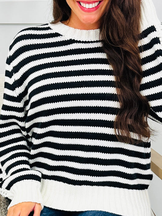The Sweet Stripe Knit Sweater