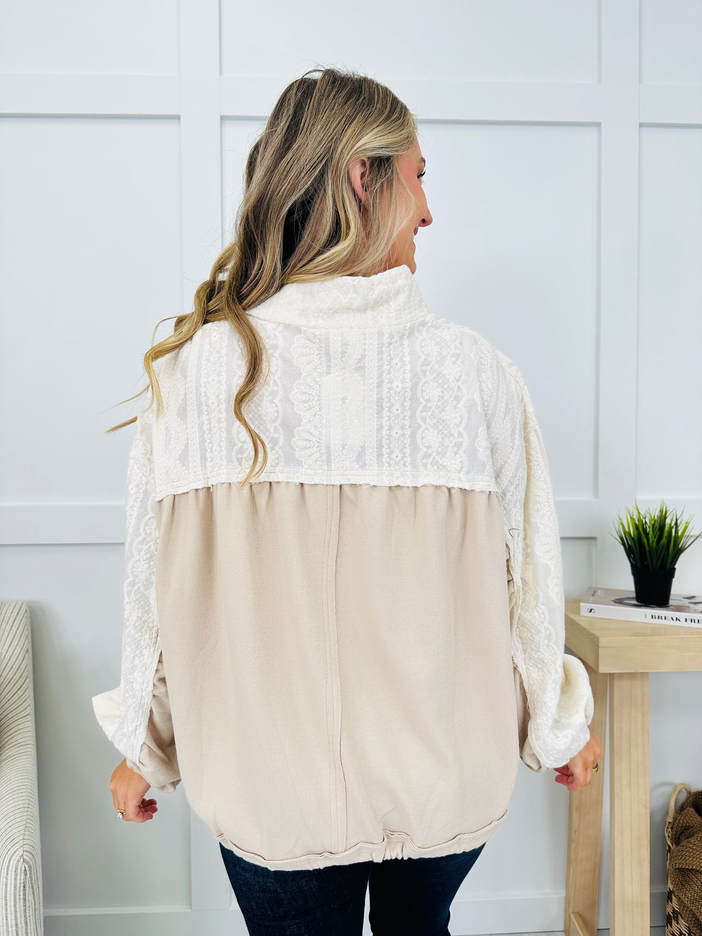 Thread Of A Memory Pullover in Almond