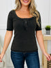 Buttoned Up Charm Top- Multiple Colors!