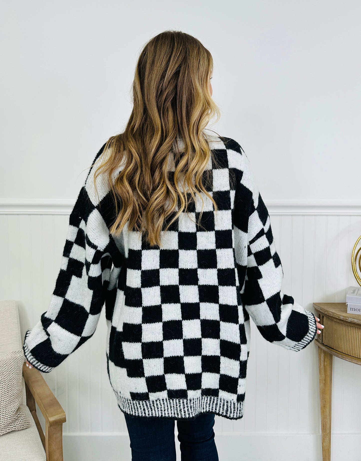 Checkmate Charm Cardigan